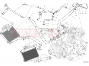 DUCATI Diavel Titanium COOLING CIRCUIT [MOD:DVLR]
