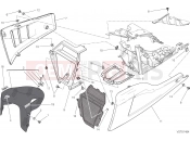 DUCATI Diavel Titanium FRONT MUDGUARD [MOD:DVLR]