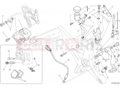 DUCATI 2015 Monster 821 Stripe REAR BRAKE SYSTEM [MOD:M821 STR]
