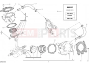 DUCATI 2015 Monster 1200 S Stripe CYLINDERS - PISTONS [MOD:M1200STR]
