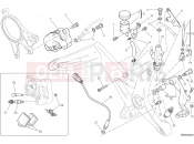 DUCATI 2015 Monster 1200 S Stripe REAR BRAKE SYSTEM [MOD:M1200STR]
