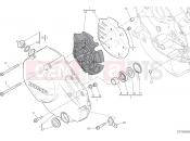 DUCATI 2015 Multistrada 1200 S D Air CLUTCH COVER [MOD:MS1200SA]