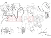 DUCATI 2015 Streetfighter 848 FRONT BRAKE SYSTEM [MOD:F848]