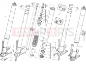 DUCATI Diavel FRONT FORK [MOD:DVL;XST:CHN]