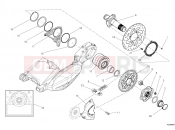 DUCATI Diavel HUB, REAR WHEEL [MOD:DVL]