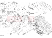 DUCATI Monster 821 Dark FORCELLONE POSTERIORE [MOD:M821DARK;XST:AUS]
