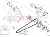 DUCATI 2016 Monster 1200 REAR WHEEL SPINDLE [MOD:M 1200]