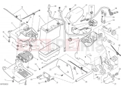 DUCATI Monster 1200 S BATTERY HOLDER [MOD:M 1200S]