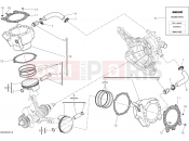 DUCATI Multistrada 1200 Enduro CYLINDERS - PISTONS [MOD:MS1200E]