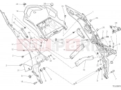DUCATI Multistrada 1200 Enduro REAR FRAME COMP. [MOD:MS1200E]