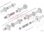 DUCATI 2016 Multistrada 1200 S GEAR BOX [MOD:MS1200S]