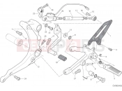 FOOTRESTS, LEFT [XST:CAL,CDN] - Ducati Superbike Panigale R 2016