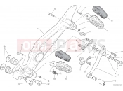 DUCATI Hypermotard 939 FOOTRESTS, LEFT [MOD:HYM 939]