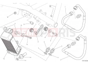 DUCATI Monster 797 OIL COOLER [MOD:M 797]