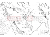 DUCATI Monster 797 HANDLEBAR AND CONTROLS [MOD:M 797]