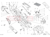 DUCATI Monster 1200 REAR FRAME COMP. [MOD:M 1200]