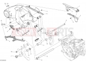 DUCATI Monster 1200 FORCELLONE POSTERIORE [MOD:M 1200]