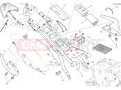 DUCATI Monster 821 REAR FRAME COMP. [MOD:M 821]