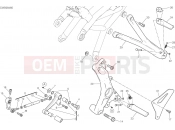 DUCATI Monster 1200 R FOOTRESTS, LEFT [MOD:M 1200R]