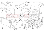 DUCATI Monster 1200 S COOLING SYSTEM [MOD:M 1200S]