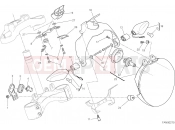 DUCATI Monster 821 Stripe HEADLIGHT [MOD:M821 STR]