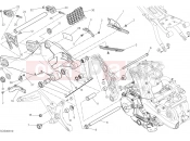 DUCATI Monster 821 Stripe FORCELLONE POSTERIORE [MOD:M821 STR]