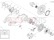DUCATI Multistrada 1200 HUB, REAR WHEEL [MOD:MS1200]