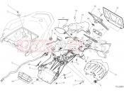 DUCATI Multistrada 1200 Pikes Peak NUMBER PLATE HOLDER - TAIL LIGHT [MOD:MS1200PP;XST:JAP]
