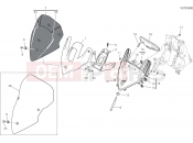 DUCATI Multistrada 1200 Pikes Peak WINDSHIELD [MOD:MS1200PP]
