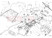 DUCATI Multistrada 1200 S D Air NUMBER PLATE HOLDER - TAIL LIGHT [MOD:MS1200SA;XST:EUR,FRA]