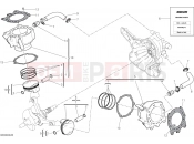 DUCATI Multistrada 950 CYLINDERS - PISTONS [MOD:MS950T]
