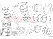 CYLINDERS - PISTONS [MOD:1299] - Ducati Superbike 1299 Panigale 2017