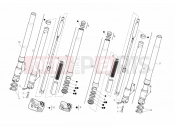 DUCATI Monster 400 Dark JAP FRONT FORK » FRONT SUSPENSION
