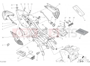DUCATI SuperSport S REAR FRAME COMP. [MOD:SS 939 S]