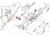 DUCATI 2018 Diavel Carbon REAR FRAME COMP. [MOD:DVLC]