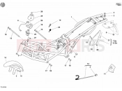 DUCATI Monster 400 Dark JAP FRAME » FRAME
