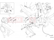 DUCATI 2018 Hypermotard 939 SP REAR BRAKE SYSTEM [MOD:HYM939SP]