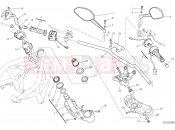 DUCATI Monster 821 HANDLEBAR AND CONTROLS [MOD:M 821]