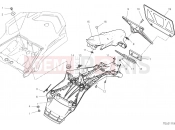 DUCATI 2018 Multistrada 1260 PikesPeak PLATE HOLDER [MOD:MS1260PP;XST:JAP]