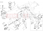 DUCATI Multistrada 1200 Enduro Pro REAR BRAKING SYSTEM [MOD:MS1200EP;XPO:STD]
