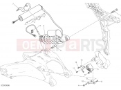 DUCATI Multistrada 1200 Enduro Pro REAR SHOCK ABSORBER [MOD:MS1200EP]