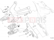 DUCATI Multistrada 1200 Enduro Pro FOOTRESTS, RIGHT [MOD:MS1200EP]