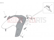 DUCATI 2018 Multistrada 1260 S FRONT MUDGUARD [MOD:MS1260S]