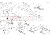 DUCATI 2018 SuperSport FOOTRESTS, LEFT [MOD:SS 939]