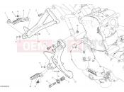 DUCATI 2018 SuperSport FOOTRESTS, RIGHT [MOD:SS 939]
