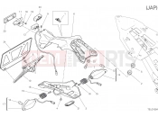 DUCATI 2018 SuperSport S PLATE HOLDER [MOD:SS 939 S;XST:JAP]