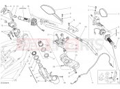 DUCATI 2019 Monster 797 HANDLEBAR AND CONTROLS [MOD:M 797+]
