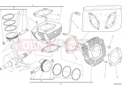 DUCATI Monster 797+ CYLINDERS - PISTONS [MOD:M 797]