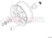 DUCATI Multistrada 1260 REAR WHEEL [MOD:MS1260]