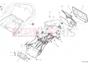 DUCATI Multistrada 1260 Enduro PLATE HOLDER [MOD:MS1260E;XST:JAP]